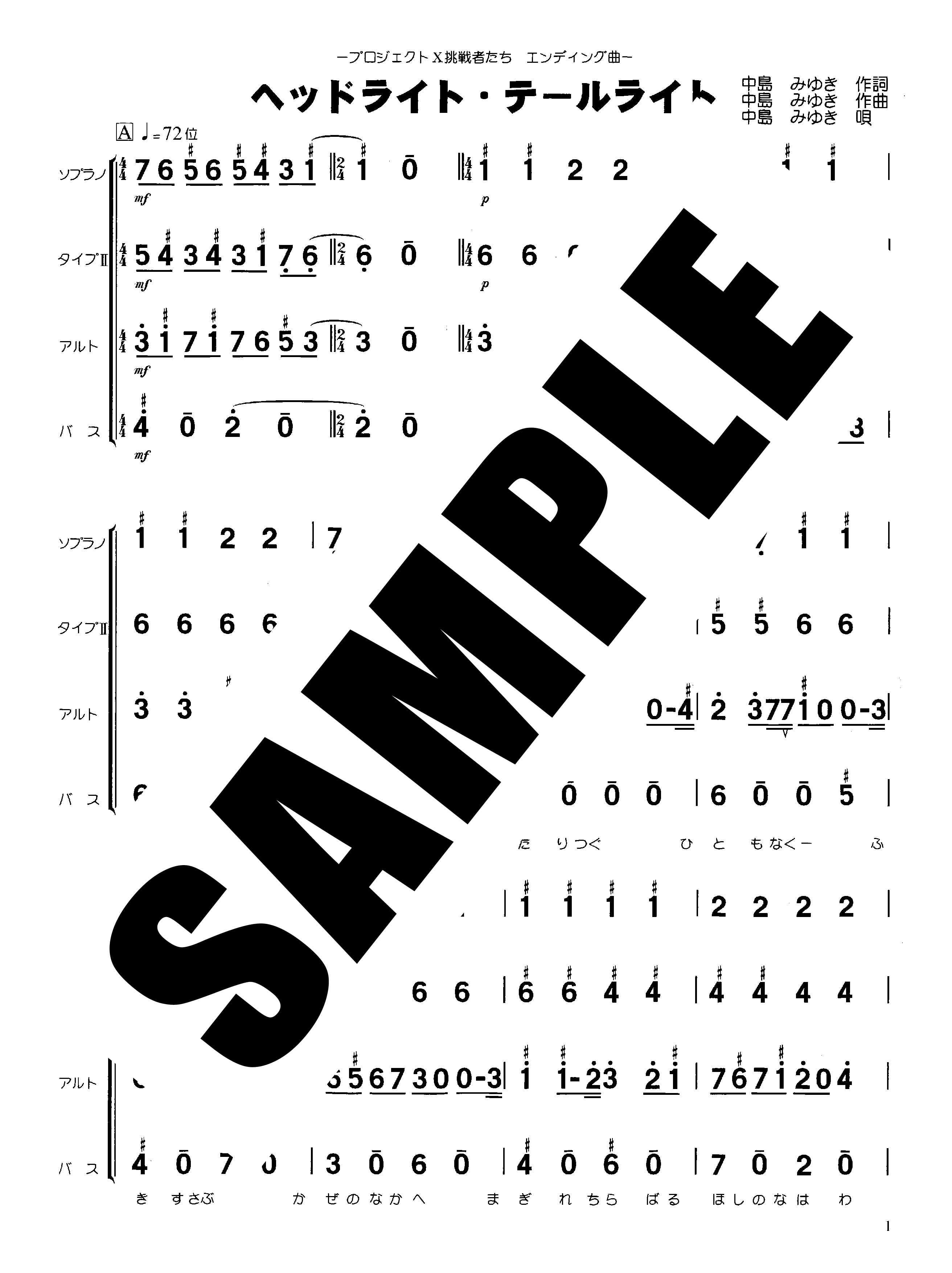 ヘッドライト・テールライト