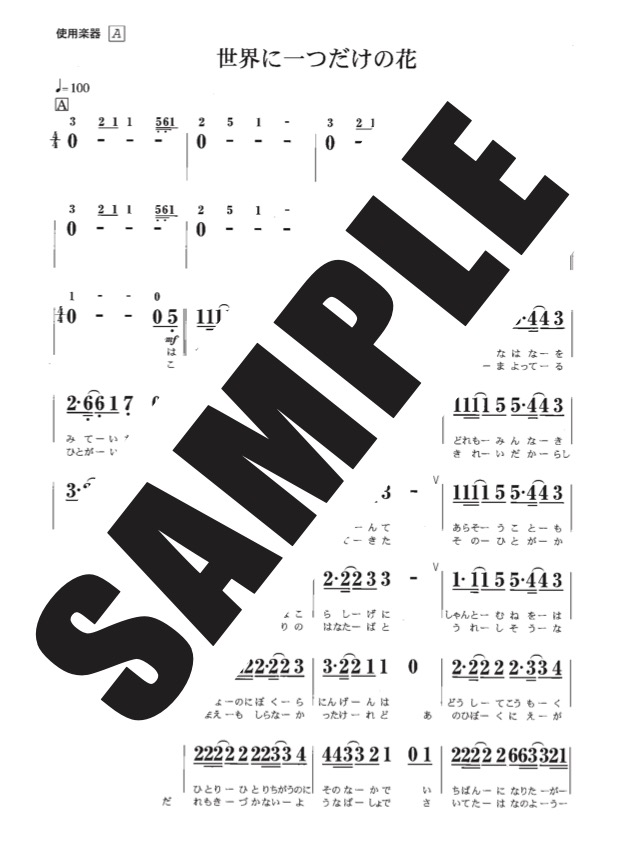 世界に一つだけの花